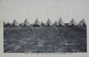 Camp Sheridan near Montgomery, Alabama