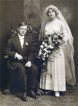 Charles and Sophia wedding portrait