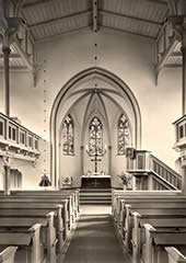 Interior of Hüllhorst church