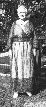 Christine Bauer in August 1921