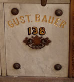 Gustave Bauer's Columbarium niche