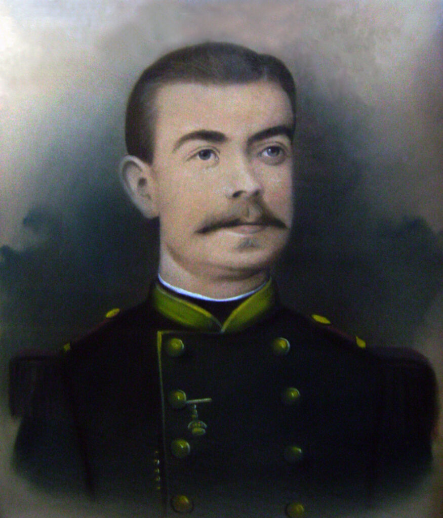 portrait of Michael Schuller in military uniform