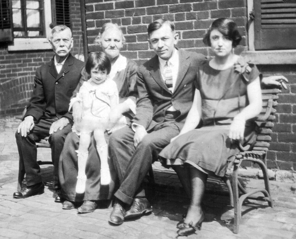 Micael and Salome Schuller with Alphonse, Alice and Betty Lee